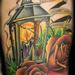 Tattoos - Lantern and Roses - 76616